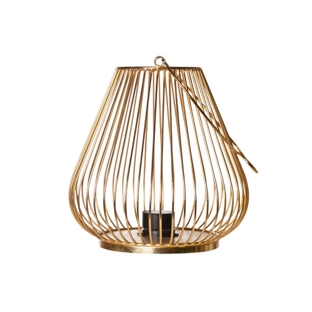 COSY&TRENDY theelichthouder 23cm - goud