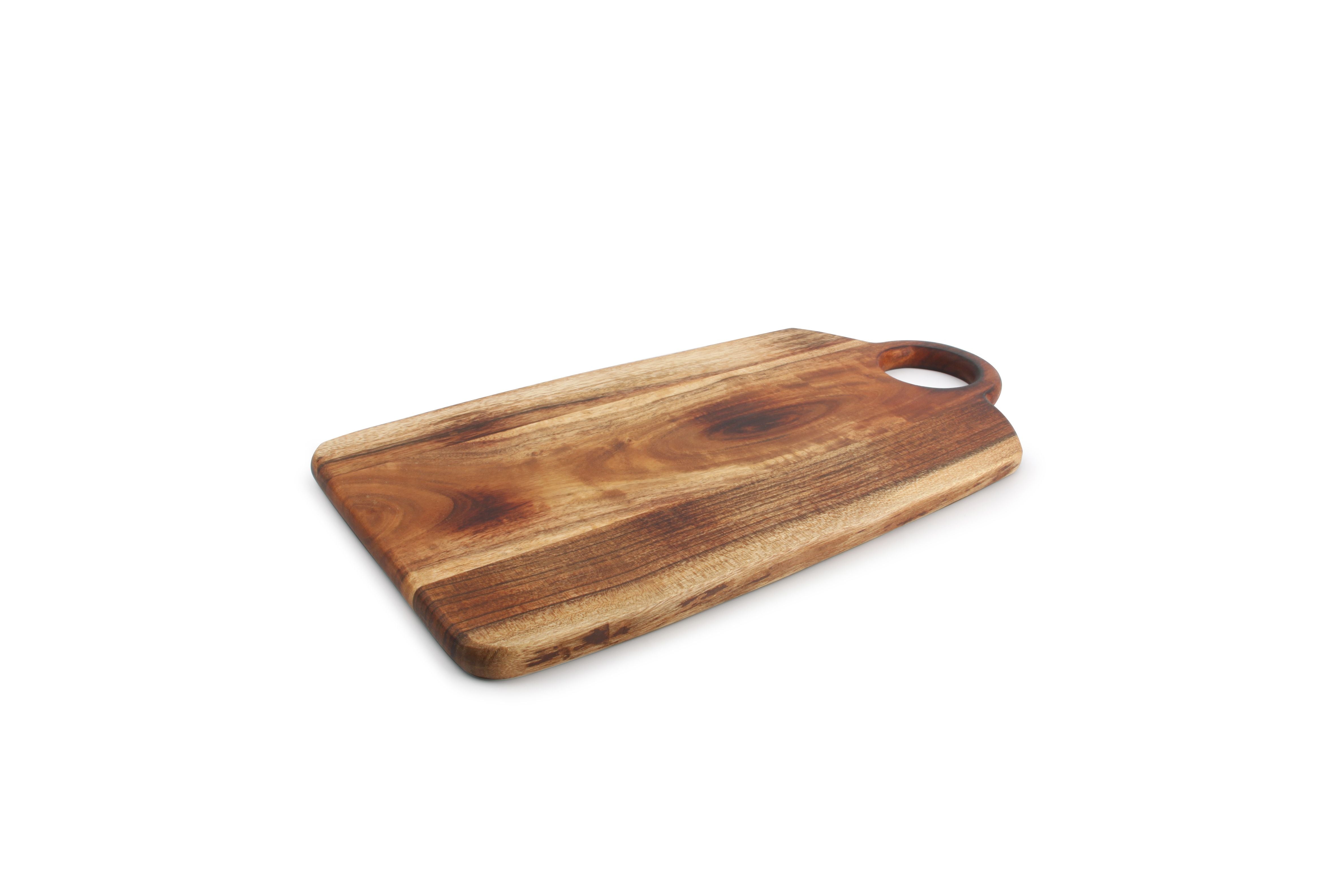 S&P Chop - Serveerplank - 39.5x21cm - acacia - met cirkel opening in handvat