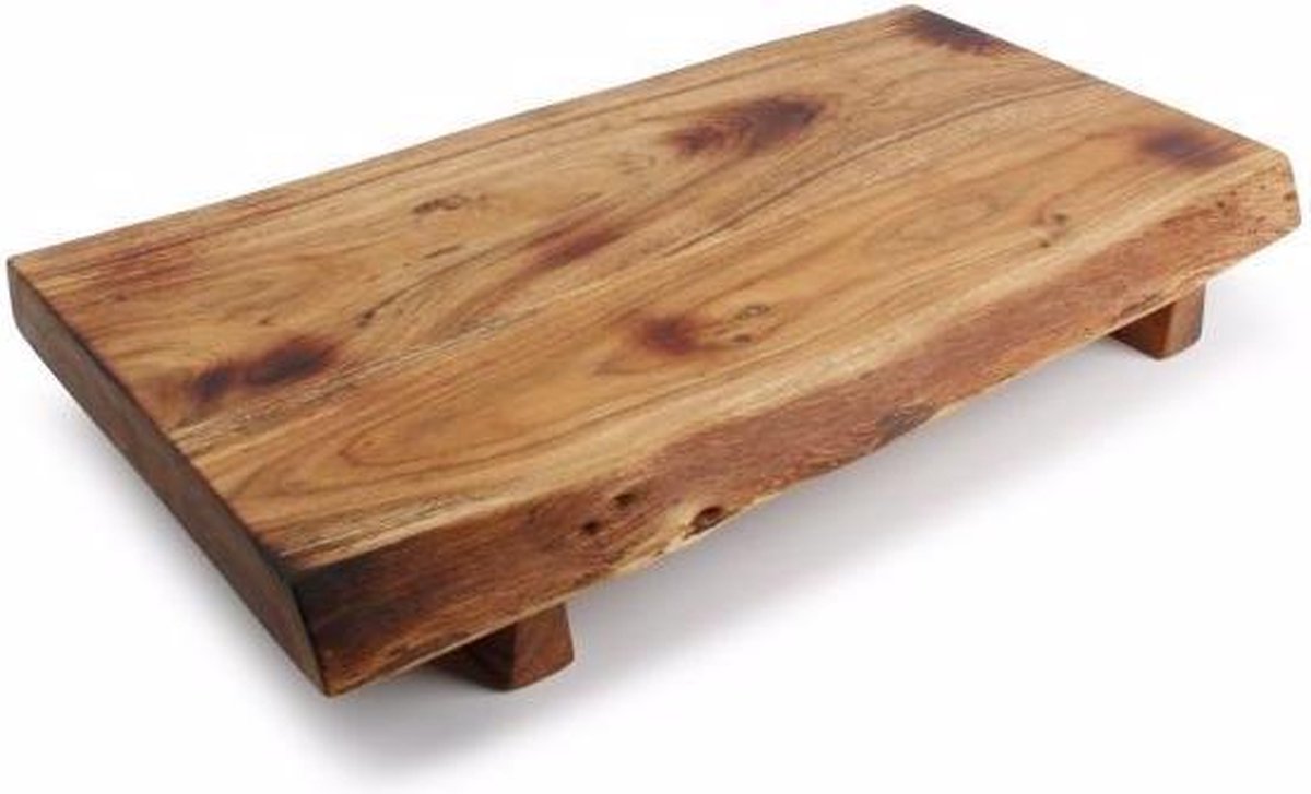 S&P Chop - Serveerplank op voet - 50x28 acacia