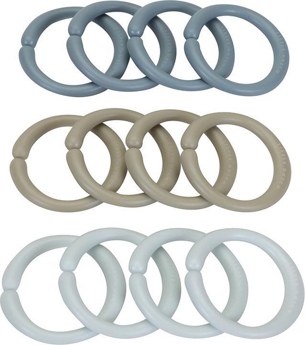 LITTLE DUTCH Speelringen - Little loops blauw ocean
