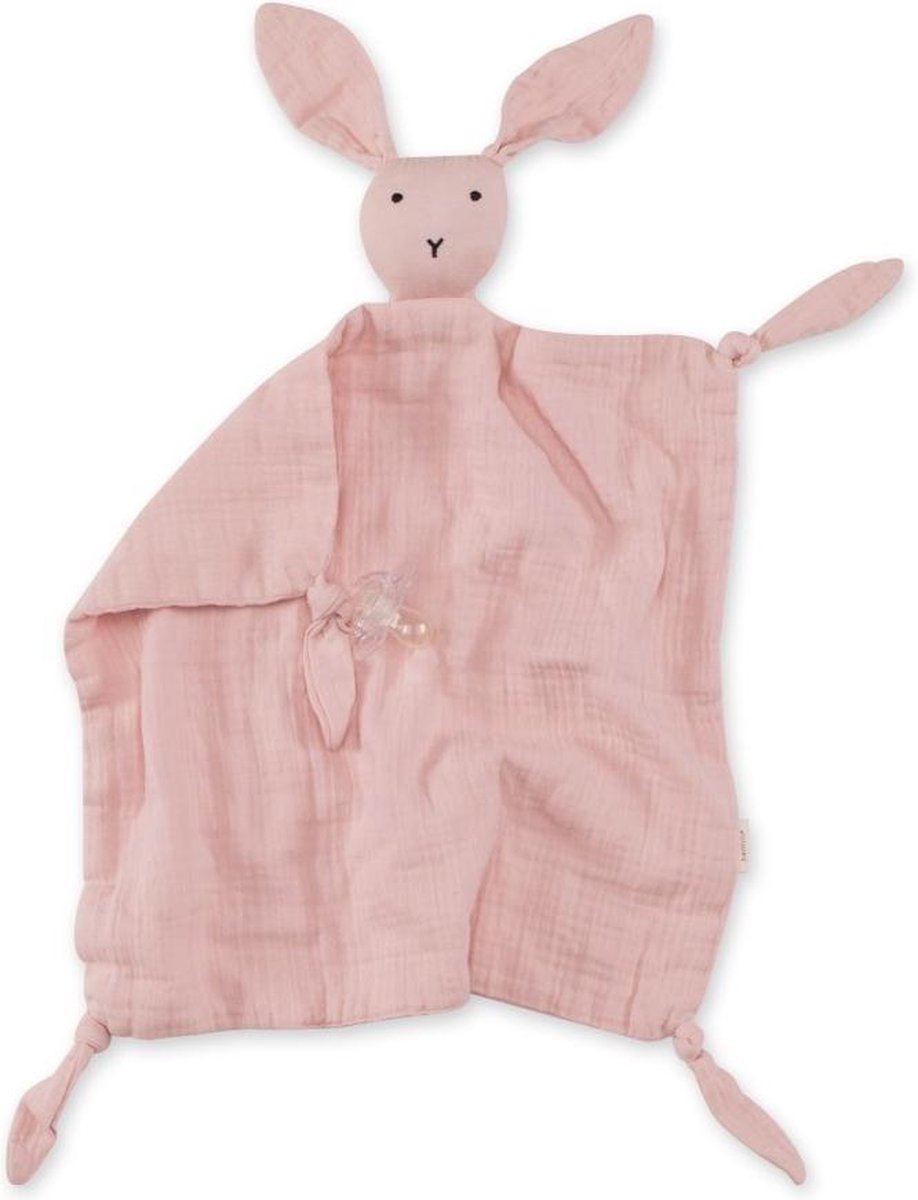 BeMini BUNNY doudou - 40x40cm - blush