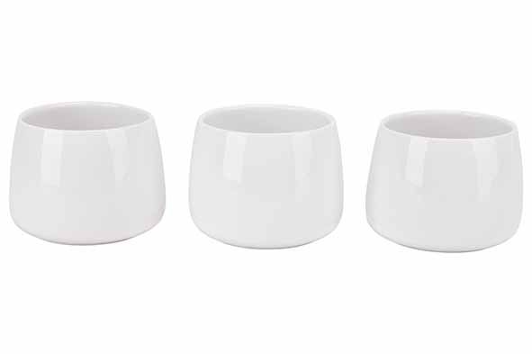 COSY&TRENDY Torres bowl 3st.- wit D9xH6.5cm