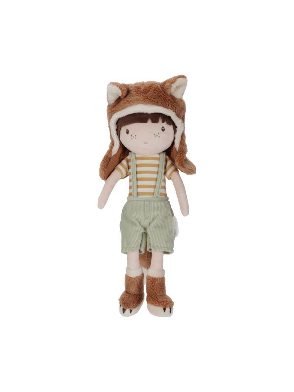 LITTLE DUTCH Knuffelpop forest friends Sam - grijs