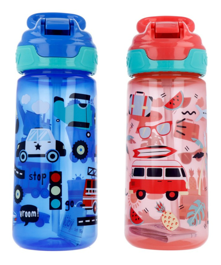 NUBY Flip-It beker met zachte tuit - 540 ml