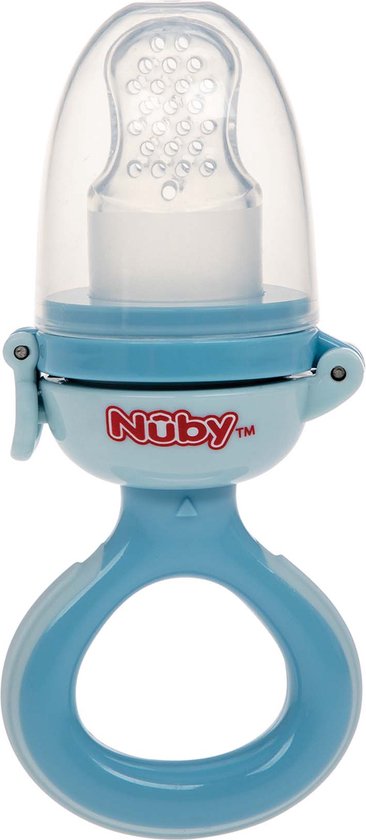 NUBY Nibbler silicone - blauw