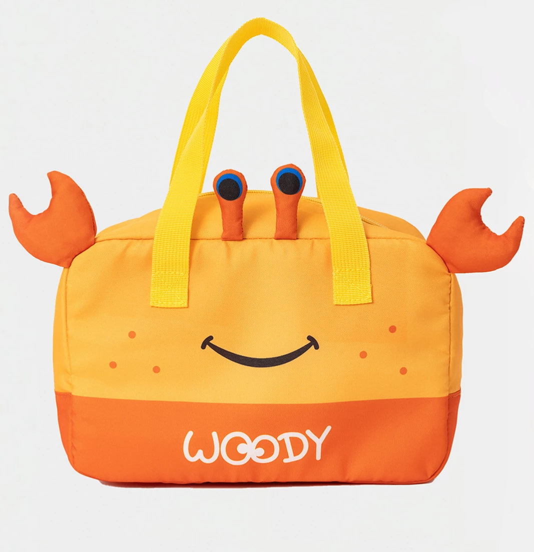 WOODY koeltas krab vorm - 26x14x17cm - hermietkreeft