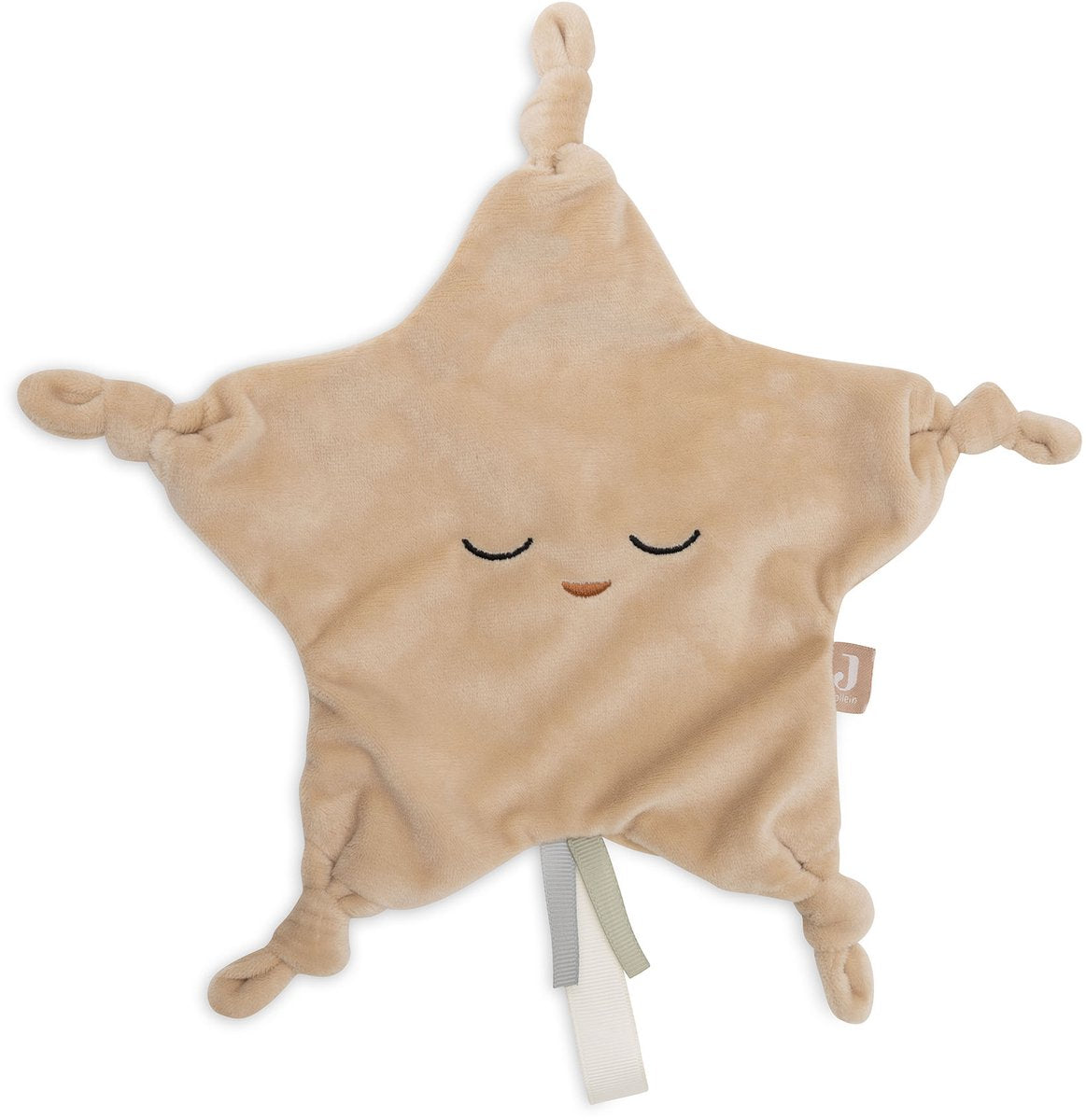 JOLLEIN Speendoekje little star - biscuit