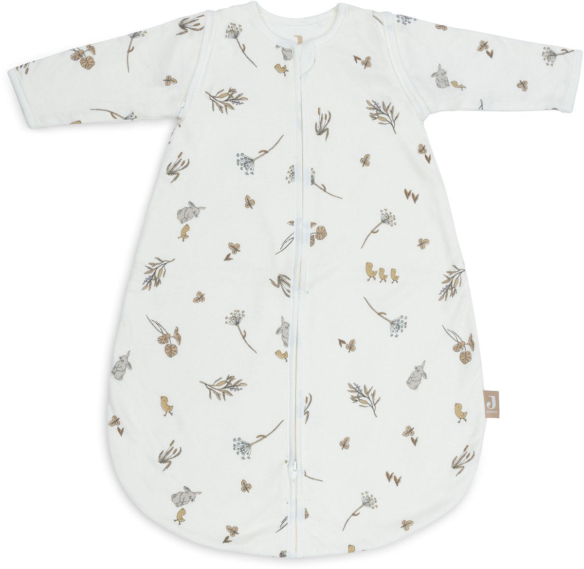 JOLLEIN Slaapzak newborn zomer jersey 60 cm - riverside    afneembare mouwen