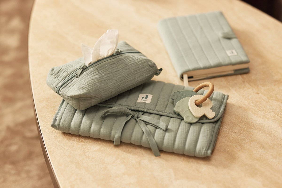 JOLLEIN Billendoekjes etui - sea green