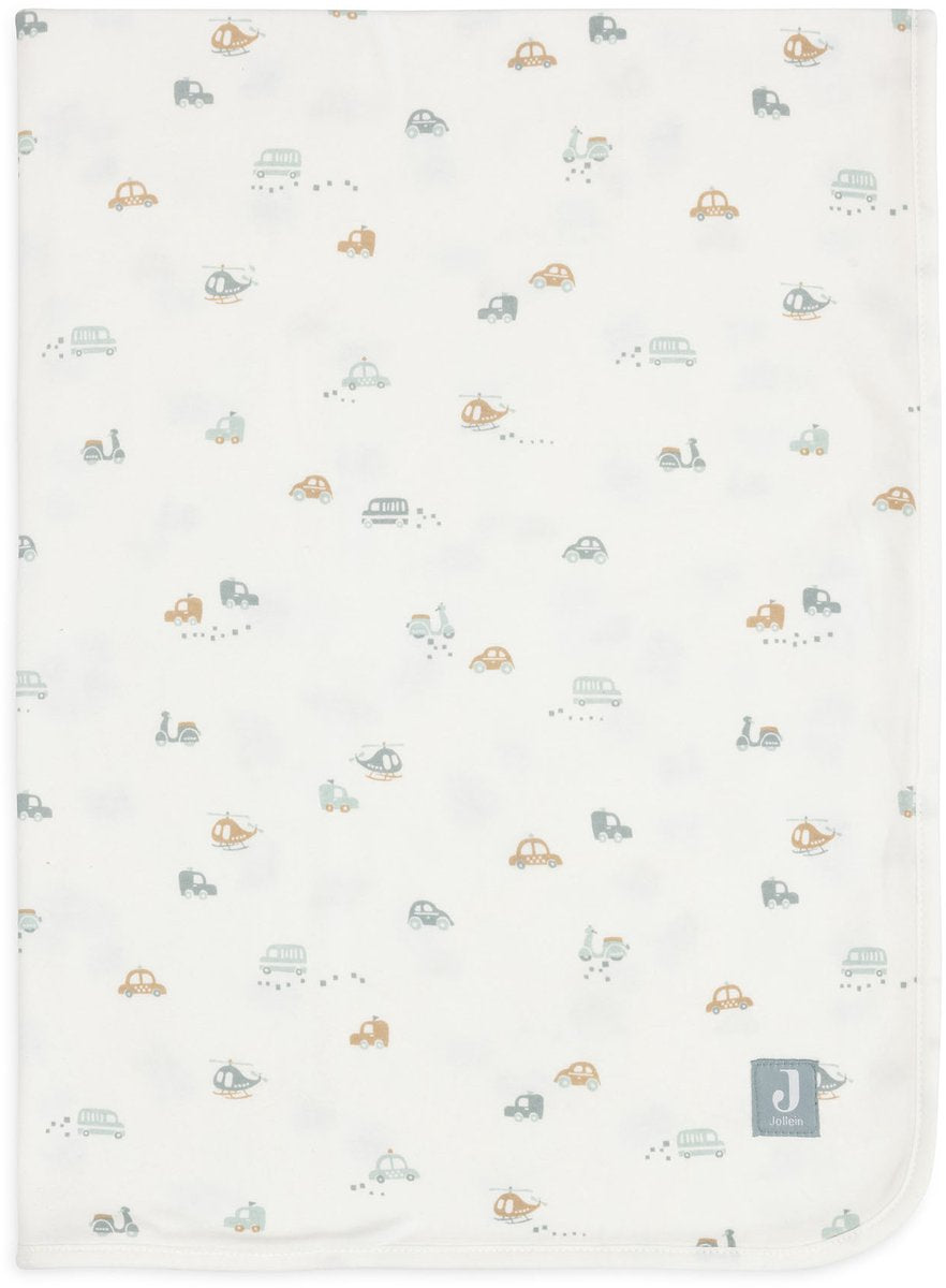 JOLLEIN Deken wieg jersey 75x100cm on the go