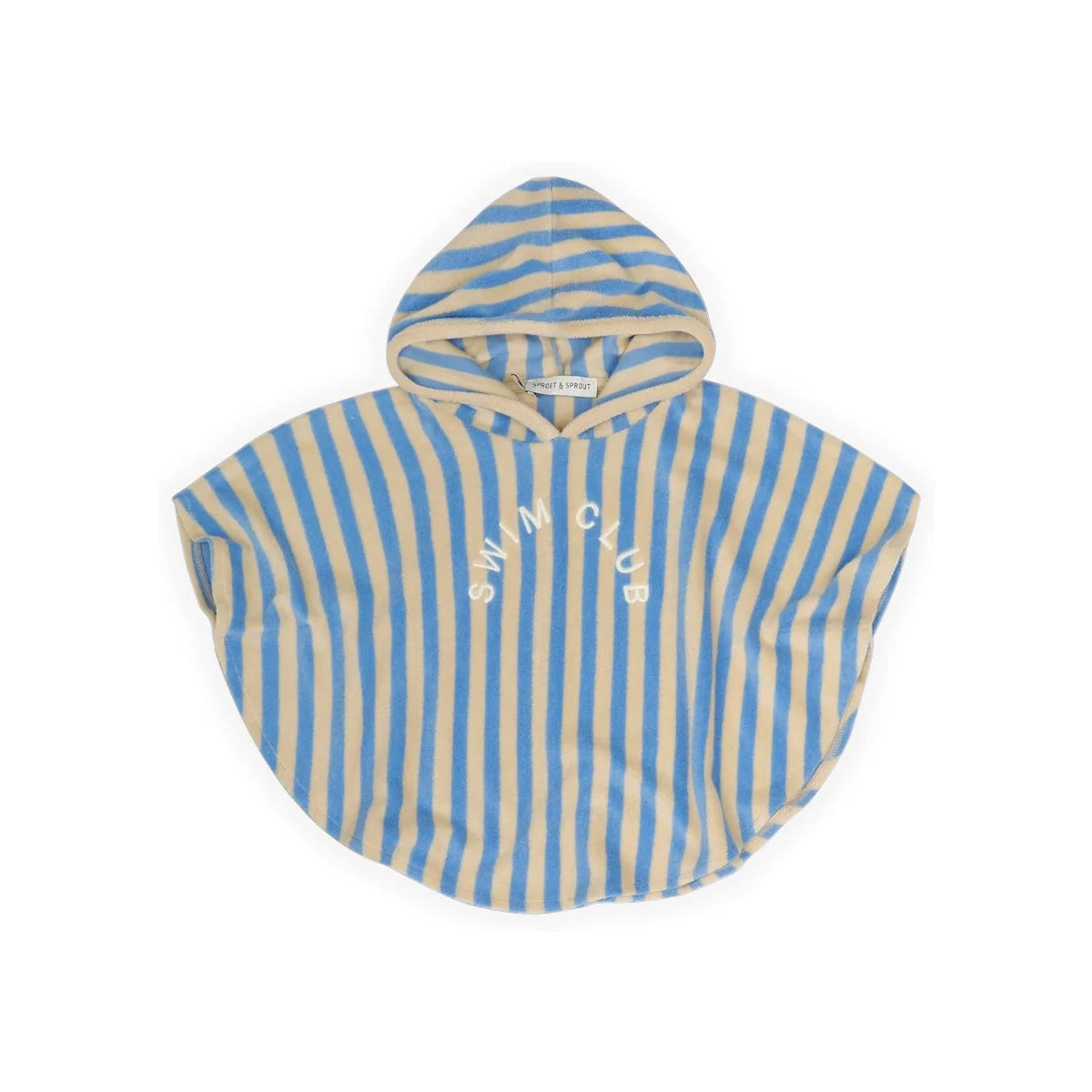 SPROET & SPROUT Poncho - sesame streep - M