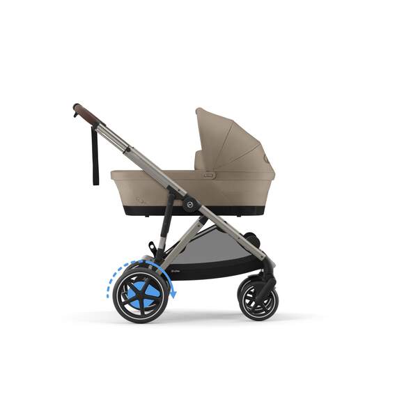 CYBEX eGazelle buggy met draagmand - almond beige