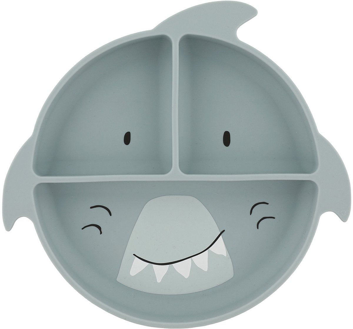 TRIXIE Mr. Shark - siliconen bord met vakjes + zuignap