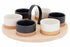 COSY&TRENDY Aperoset - 6 schaaltjes op bamboe serveerplank