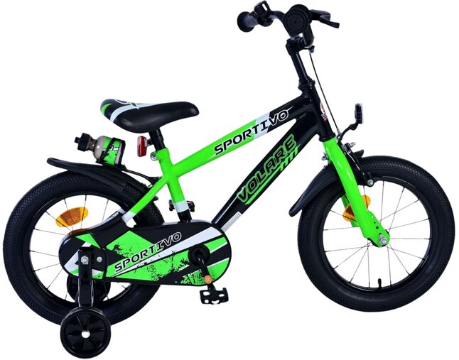 VOLARE Sportivo fiets 14inch - groen